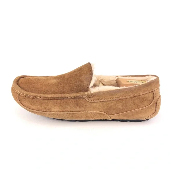 UGG AUSTRALIA‎ Men\'s Chestnut Ascot Slip On Wool Lined Boho Moccasin Slippers 11 UGG Men main image 2